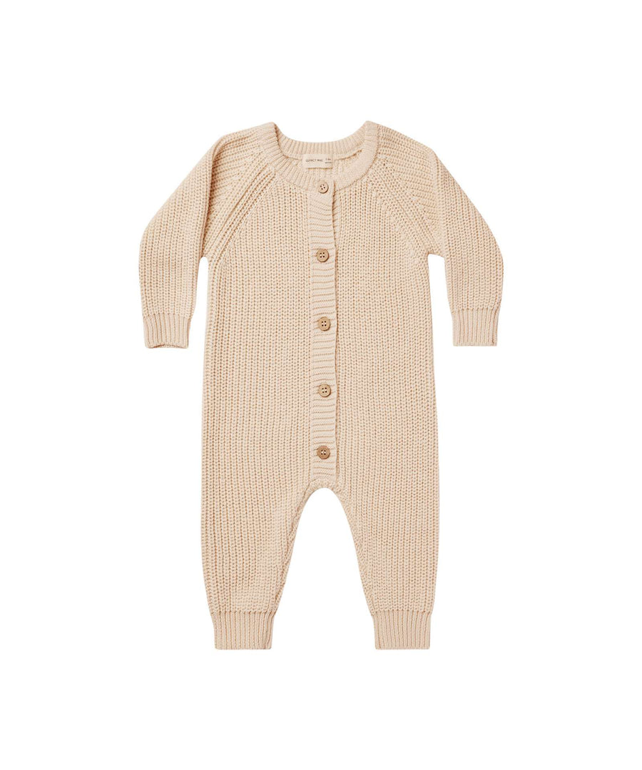 Quincy Mae • Chunky Knit Jumpsuit shell