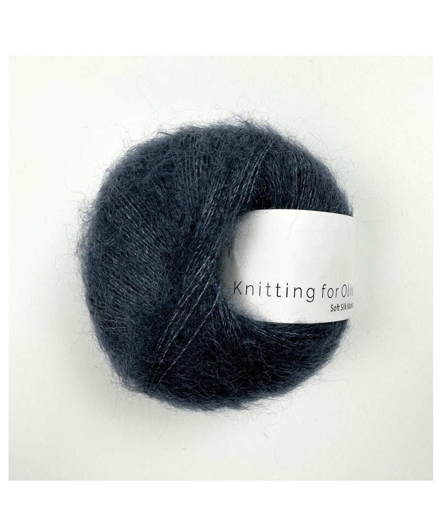 Knitting for Olive • Soft Silk Mohair Dusty Blue Whale