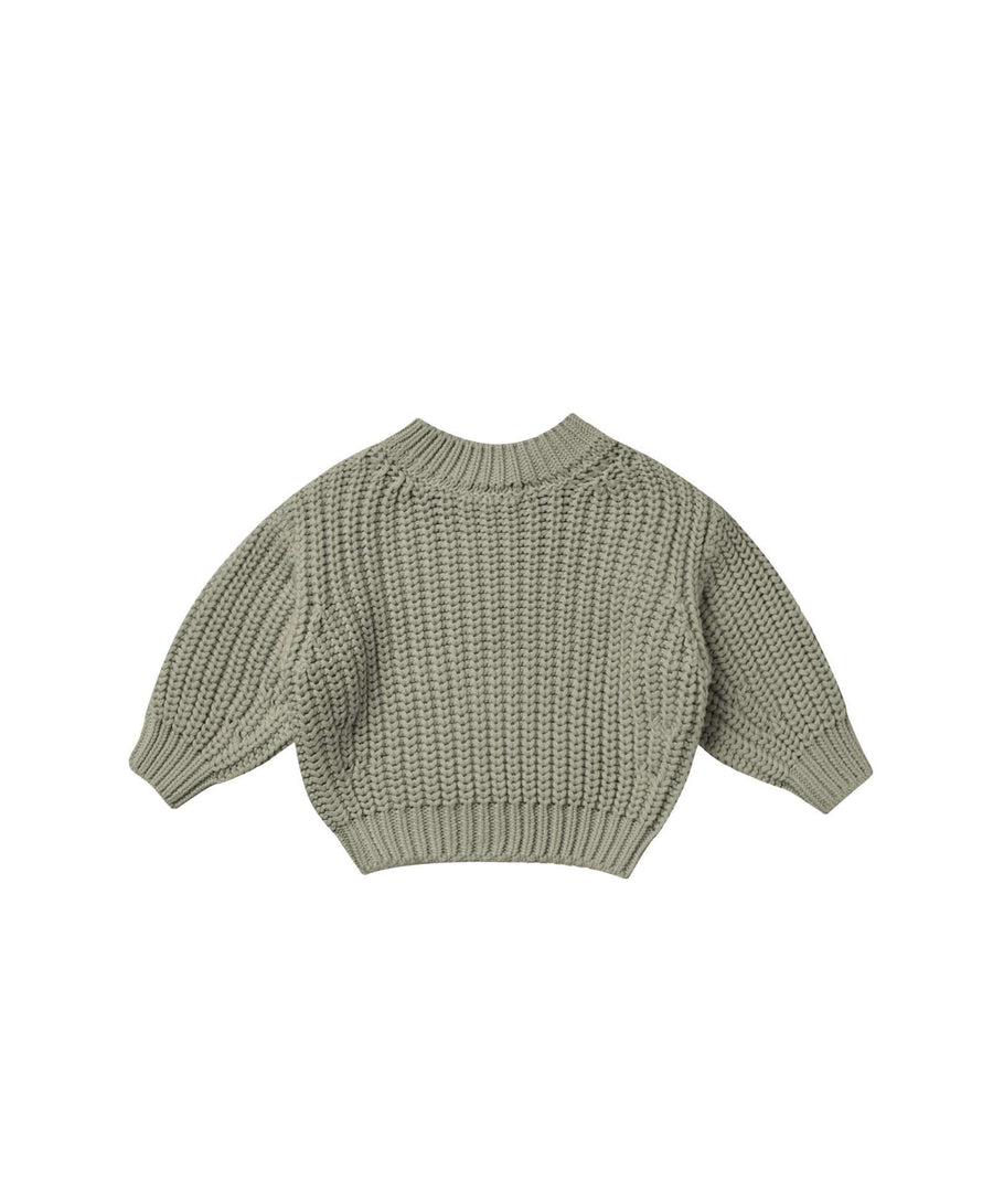 Quincy Mae • Chunky Knit Sweater basil