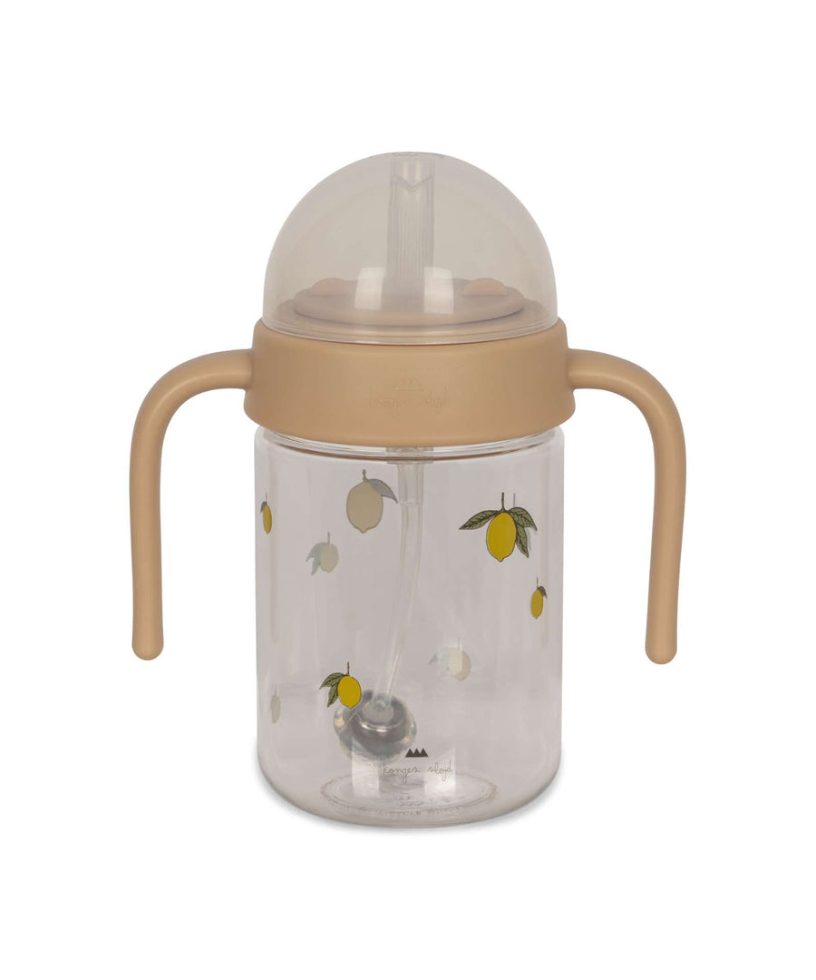 Konges Sløjd • Trinkbecher Baby Bottle with handle lemon