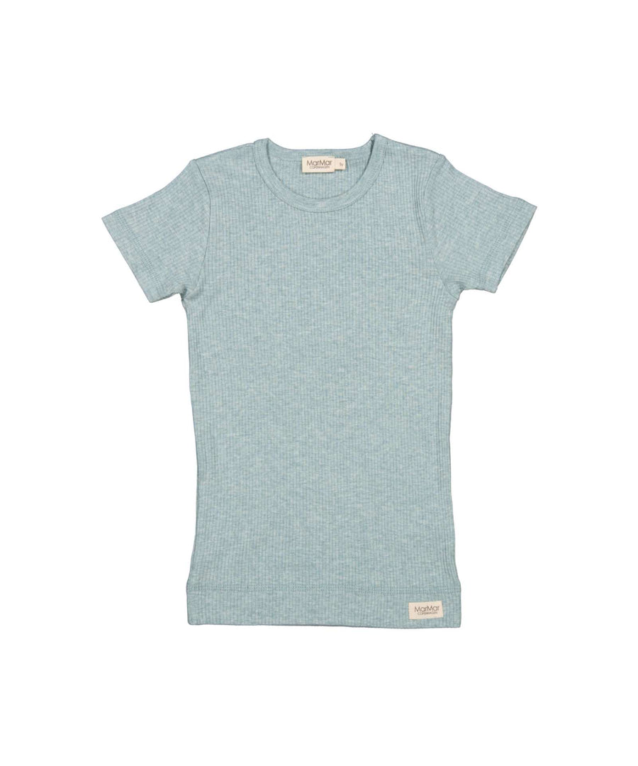 MarMar Copenhagen • Plain T-Shirt Oberteil Modal Melange pistachio mel