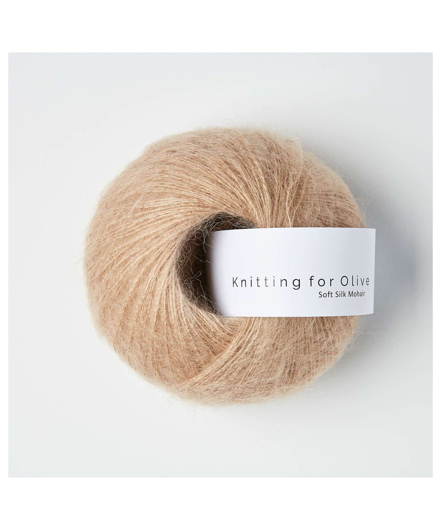Knitting for Olive • Soft Silk Mohair Mushroom Rose
