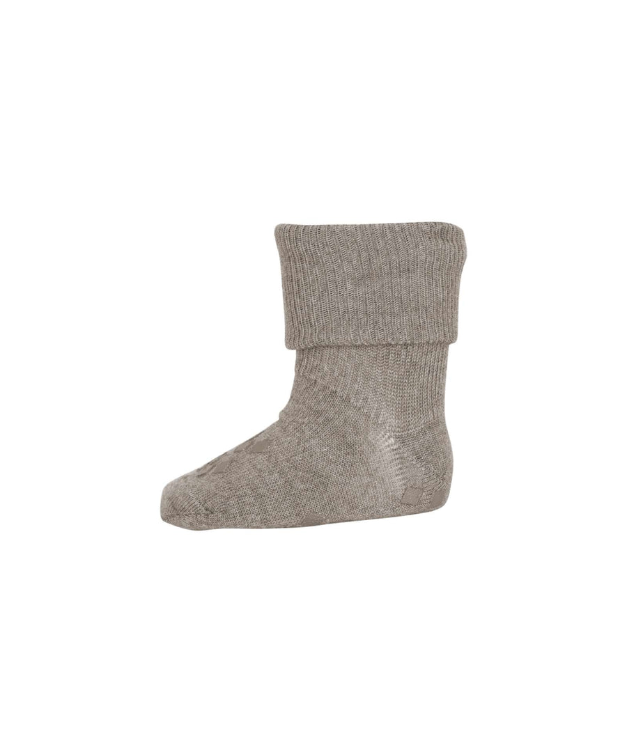 mp Denmark • Rio Anti-Rutschsocken light brown melange