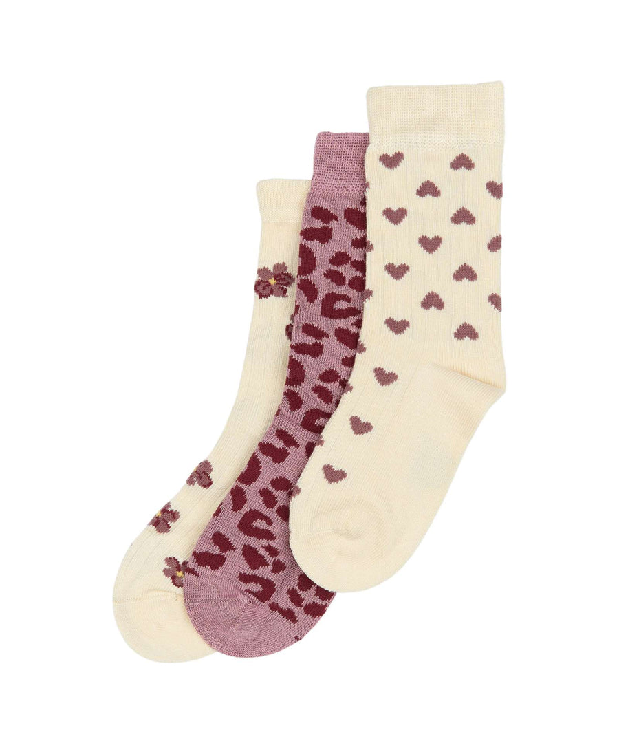 Minipop • Socken Bambus 3-Pack autumn anemone mix