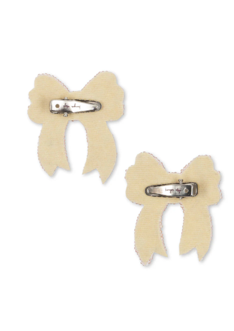Konges Sløjd • Haarclips Schleife rose/white