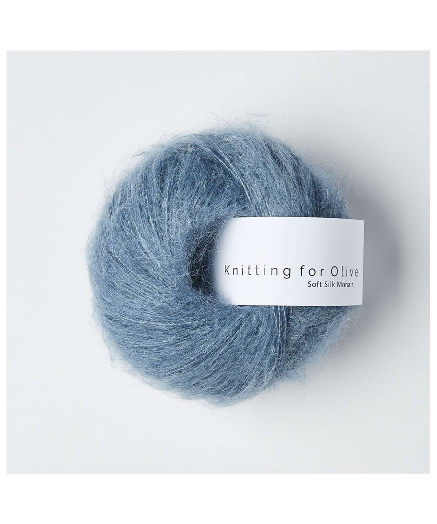 Knitting for Olive • Soft Silk Mohair Dusty Dove Blue