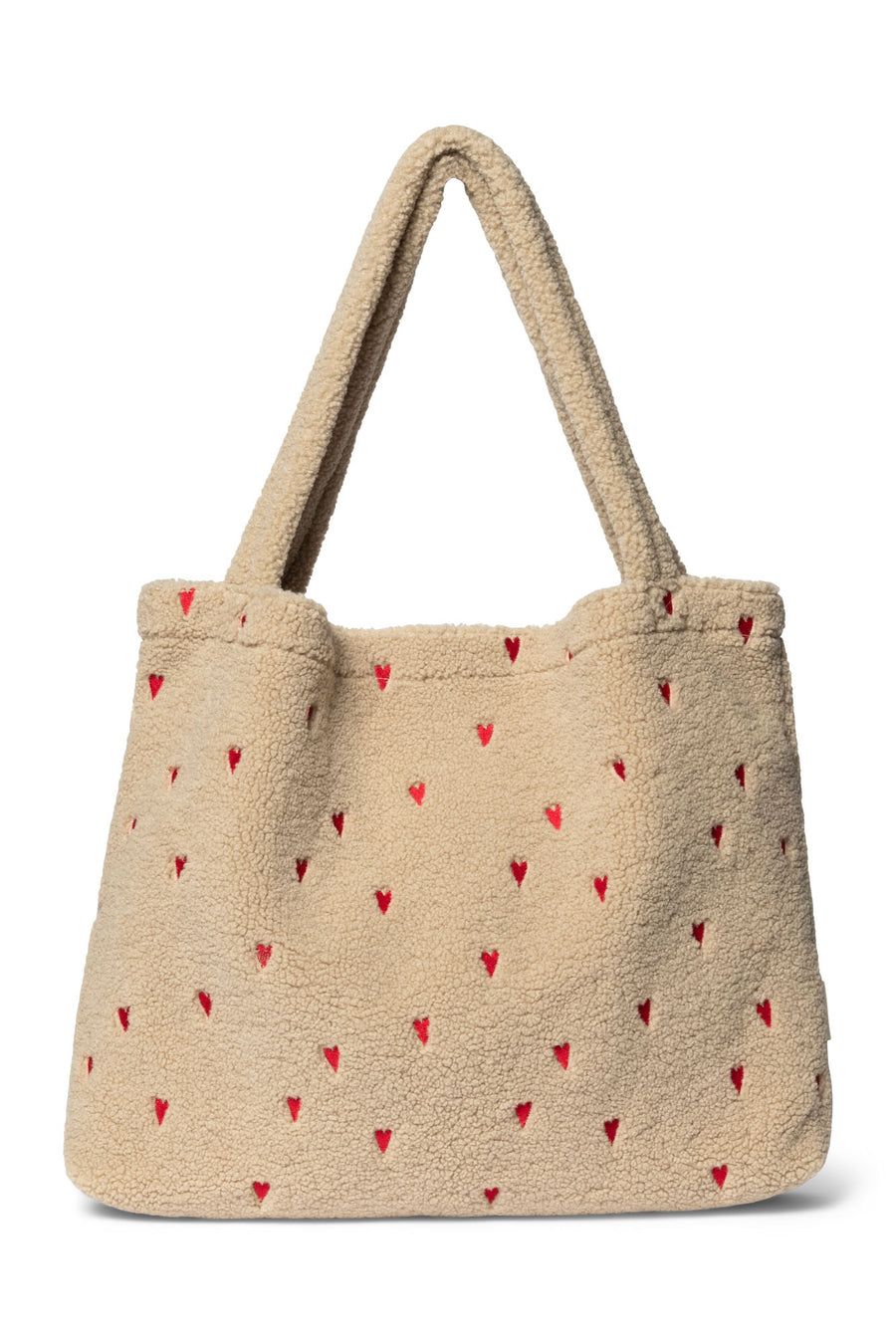 Studio Noos • Teddy Mom Bag Hearts ecru weiss/rot