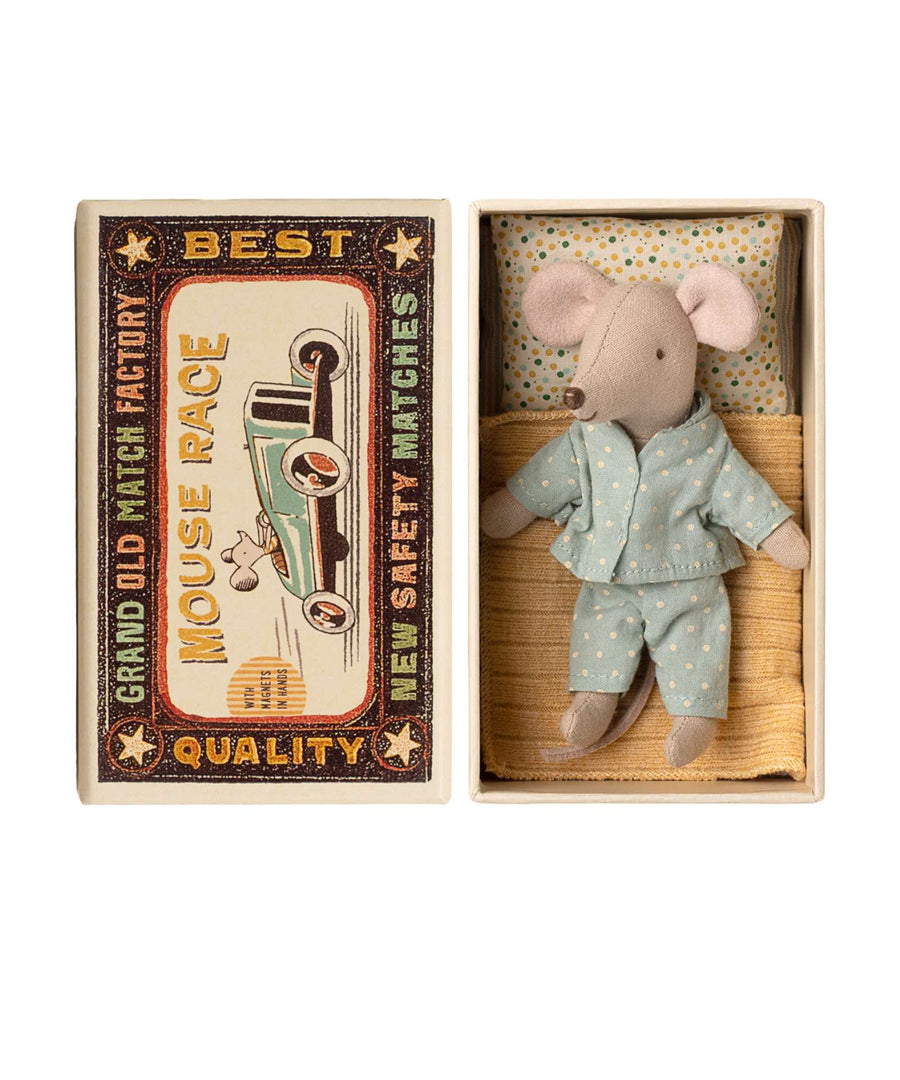 Maileg • Kleiner Bruder Maus in Streichholzschachtel
