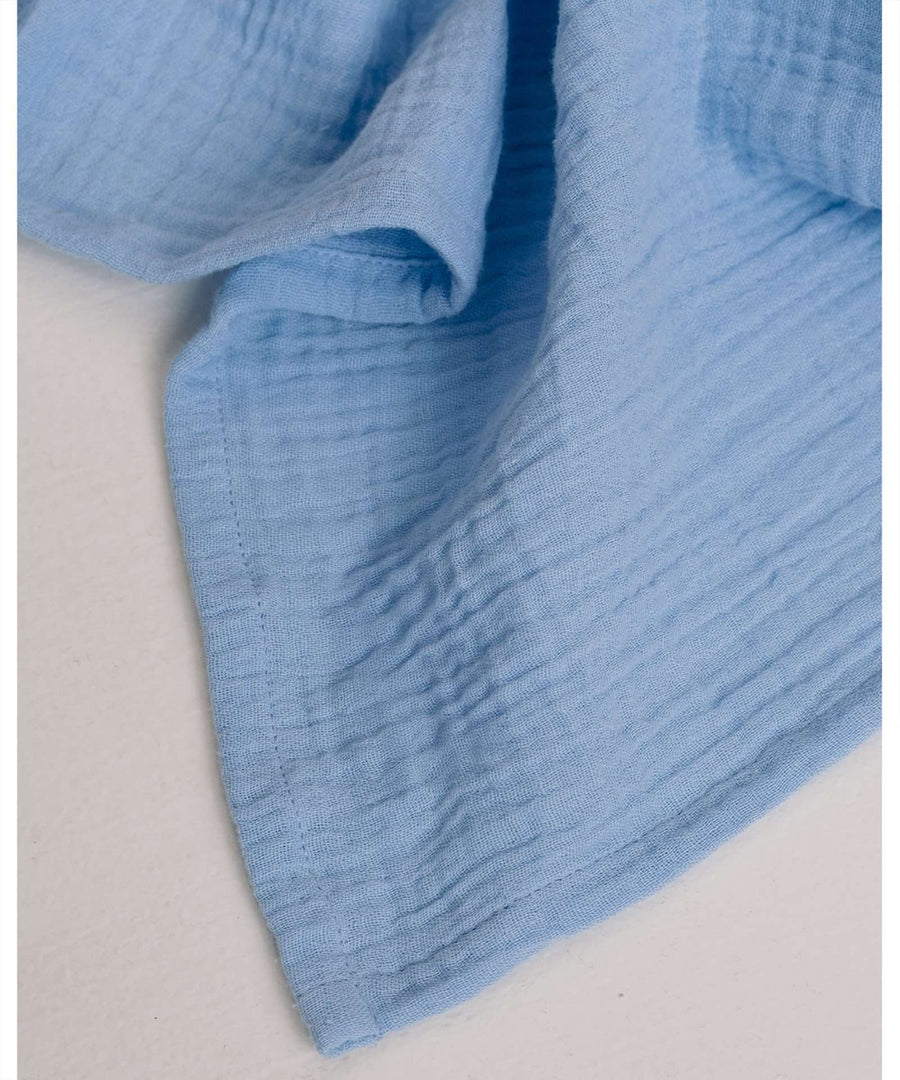 Studio Noos • Nuschi / Musselin Tuch 70x70cm Light Blue Swaddle