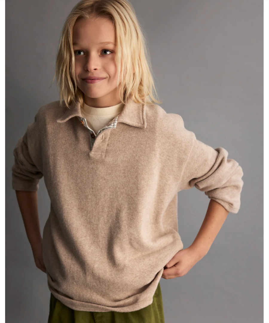 My Little Cozmo • Polopullover Hector Hemd beige