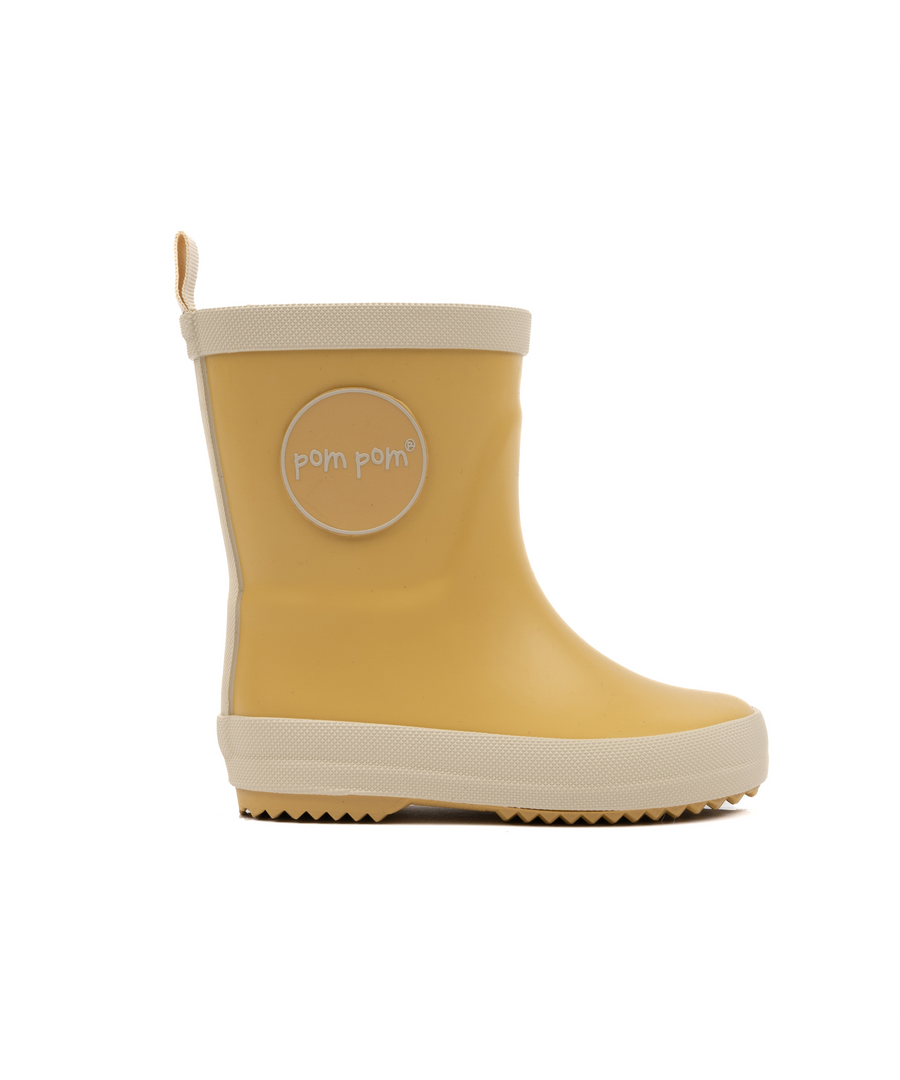 Pom Pom • Regenstiefel dusty yellow