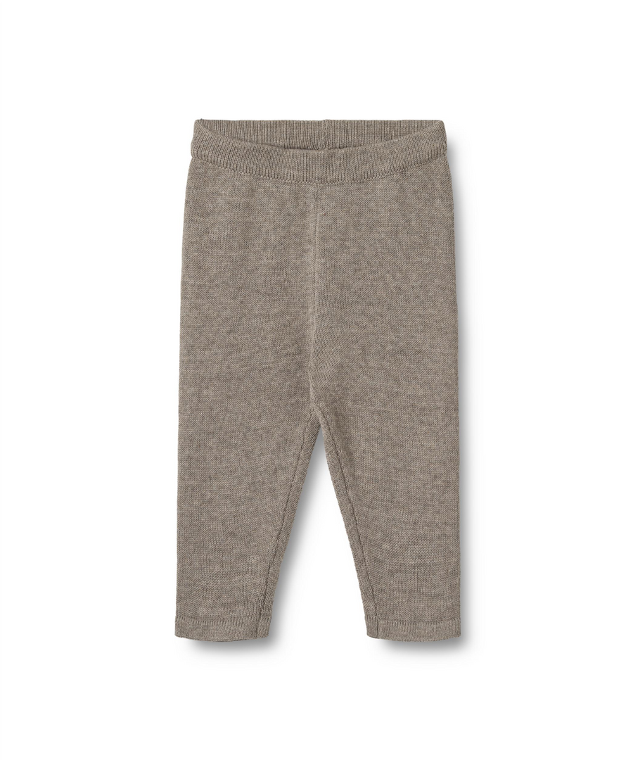 Wheat • Strickhosen warm grey melange