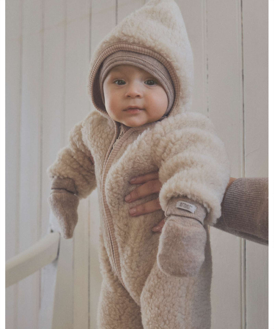 Huttelihut • Babysuit / Anzug / Overall Pram Suit cement