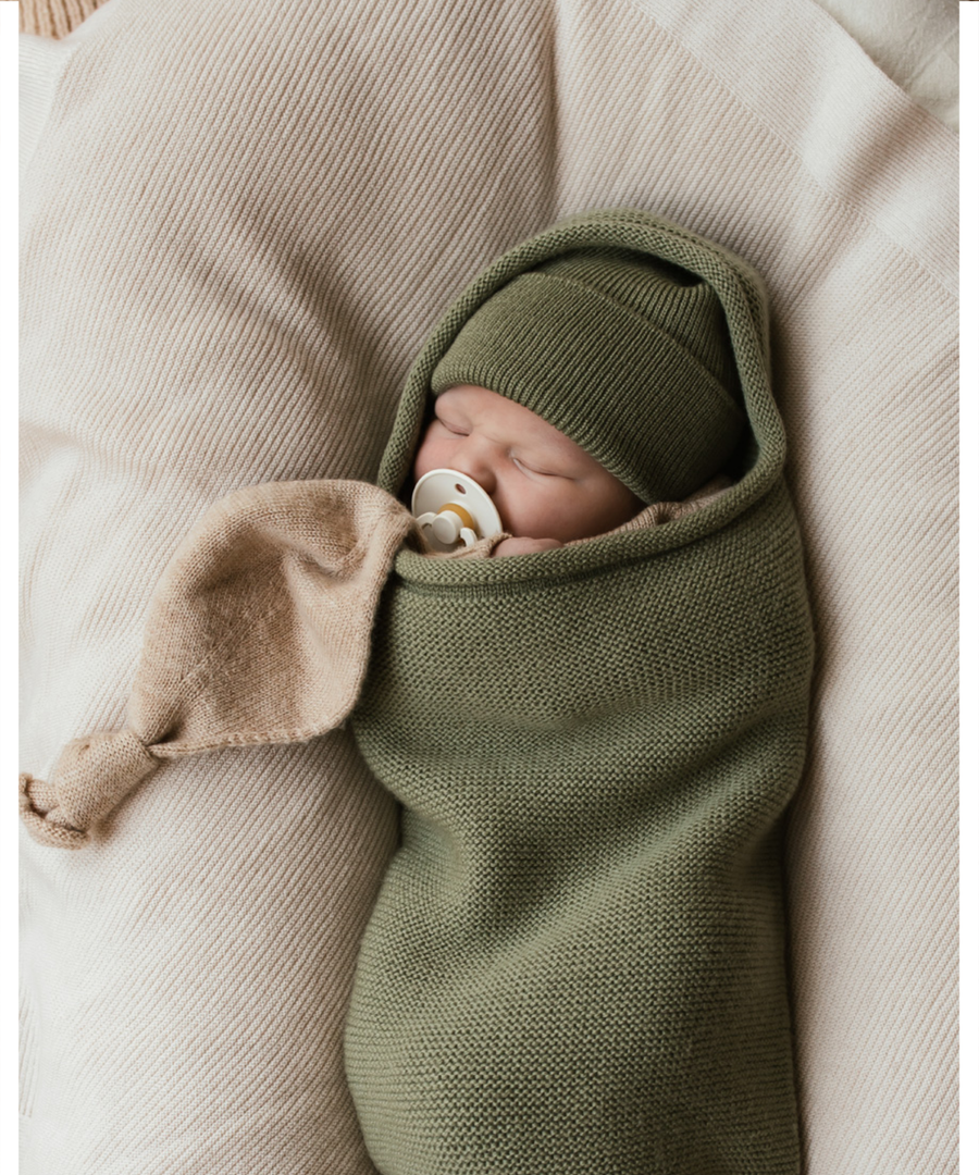 hvid • Beanie Fonzie Newborn artichoke