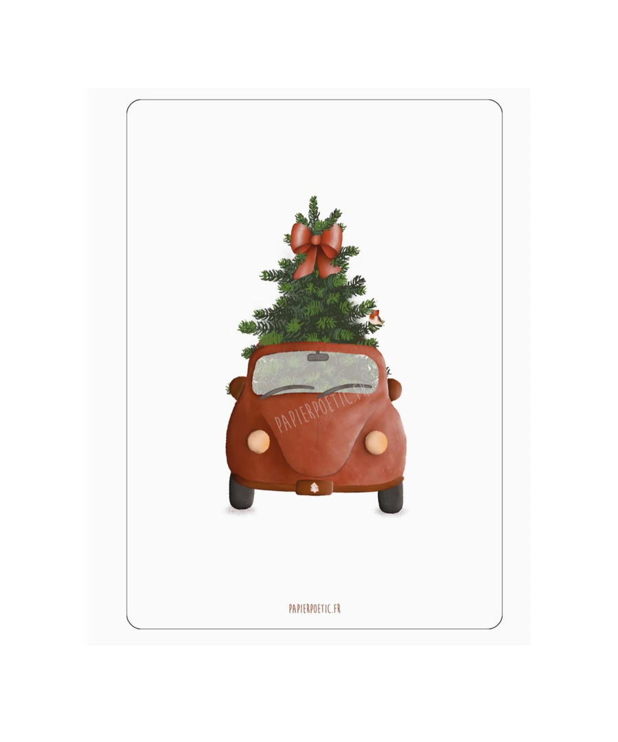 Papier Poetic • Karte "Christmas Car"