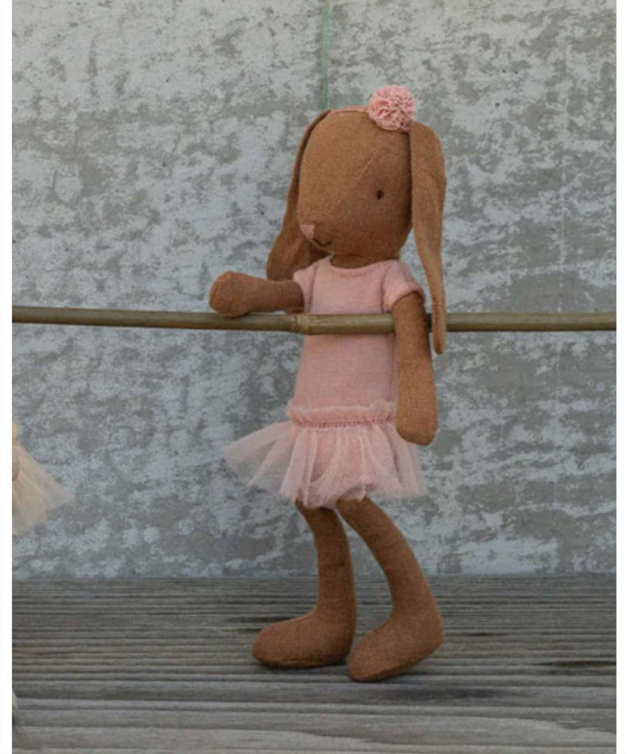 Maileg • Hase Grösse 1 schokobraun - Ballettanzug & Rock rosa