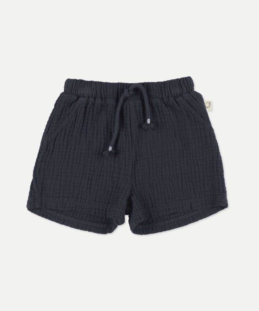 My Little Cozmo • Adrik Shorts Musselin navy