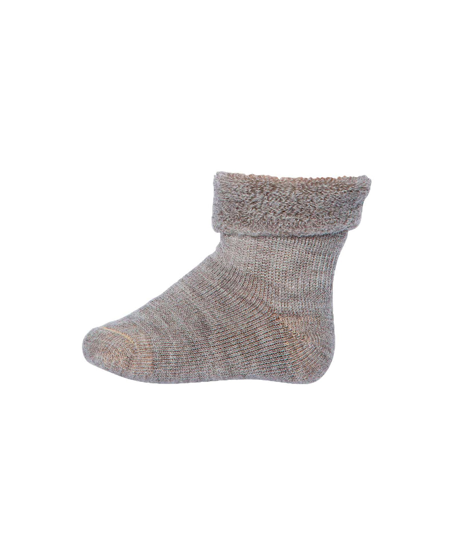 mp Denmark • Socken Wolle light brown melange