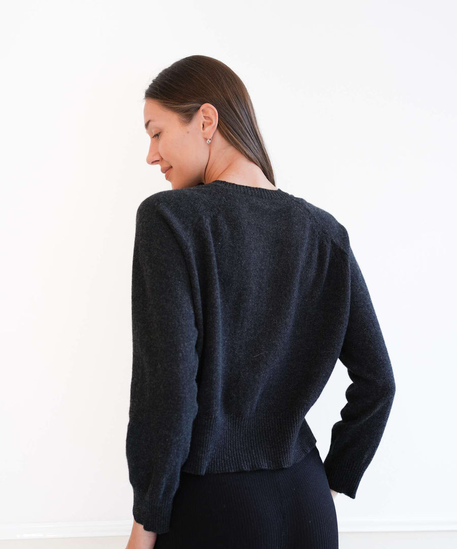 minimalisma • Opal Pullover black melange
