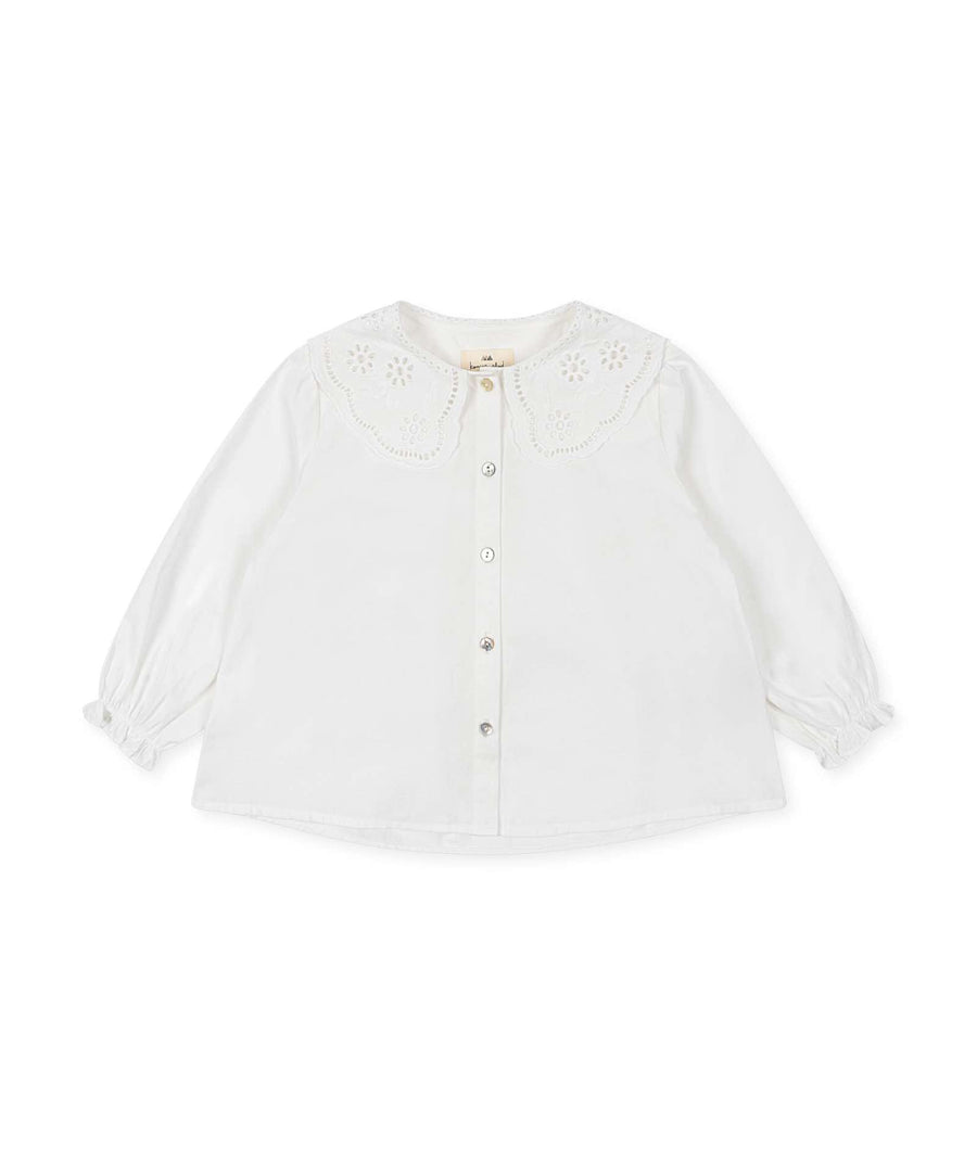 Konges Sløjd • Rilo Collar Shirt Hemd optic white