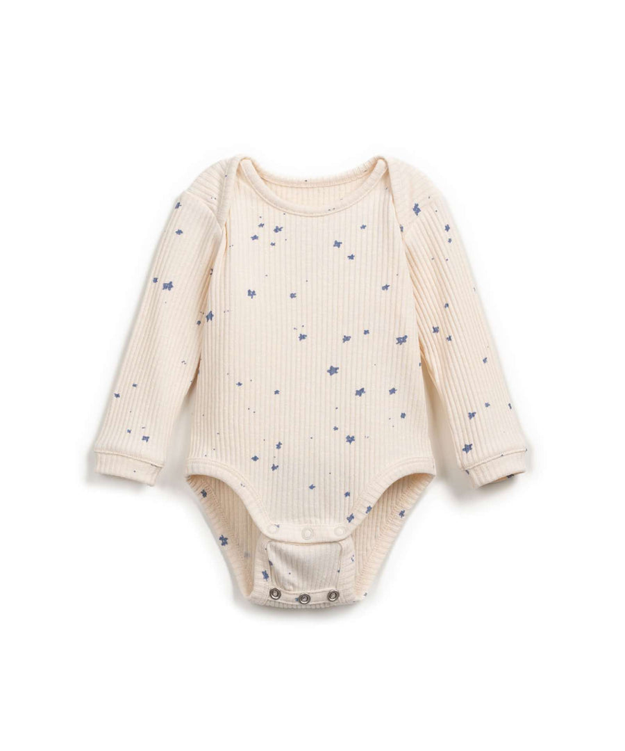 Play Up • Printed Organic Body blueberry off white