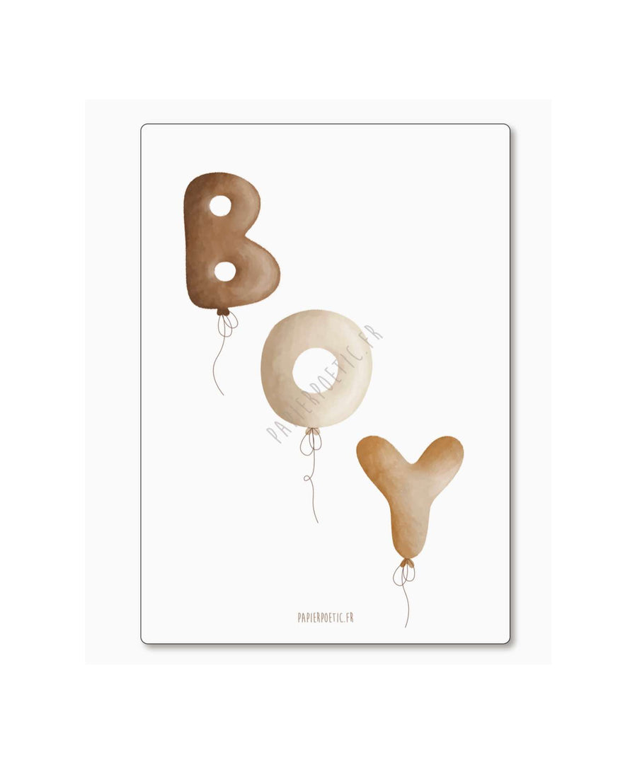 Papier Poetic • Karte "Boy"