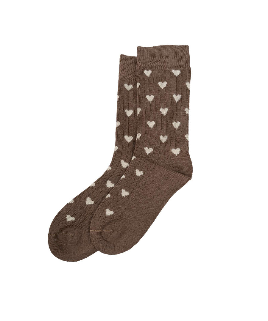 Minipop • Socken Bambus chocolate brown/off white