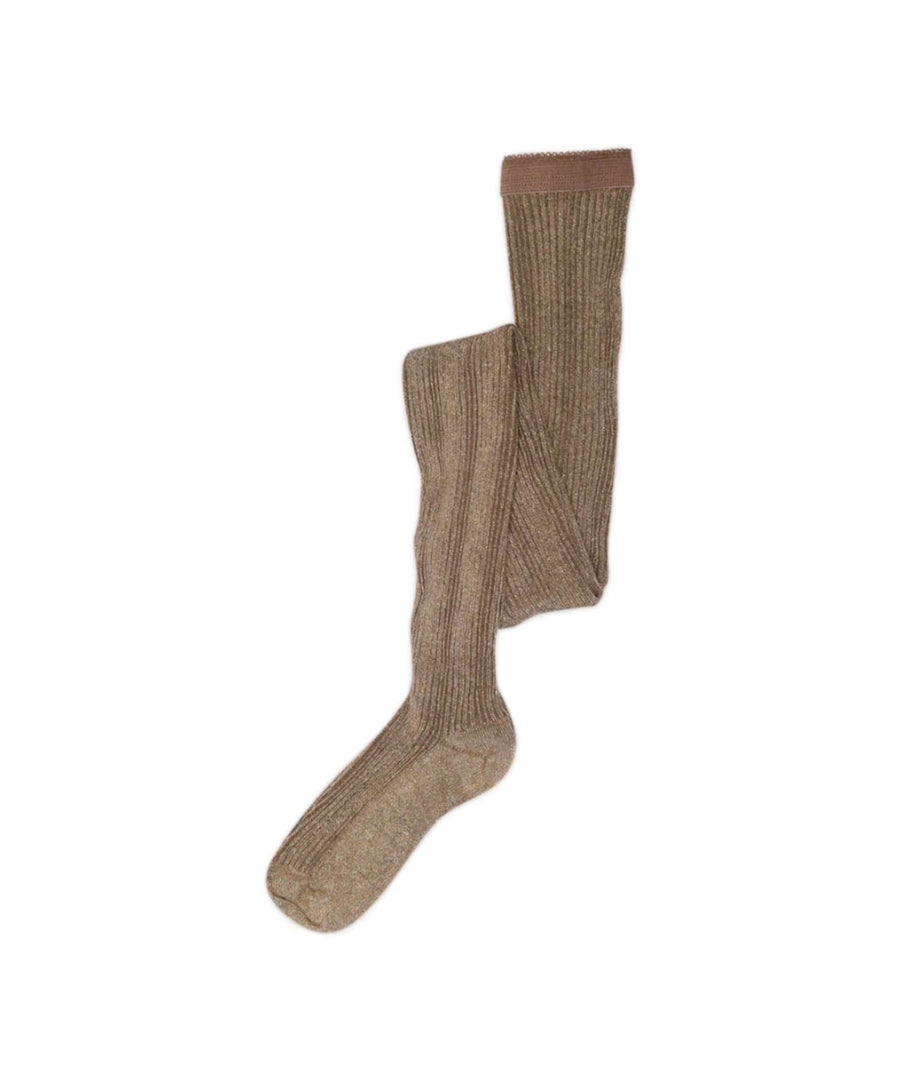 mp Denmark • Celosia Glitzer Strumpfhose brown sienna