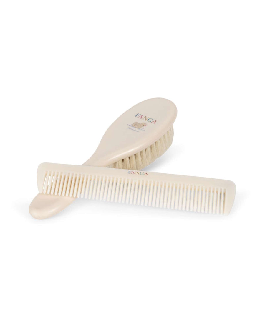 Konges Sløjd • FANGA Baby Haarbürsten Set beige