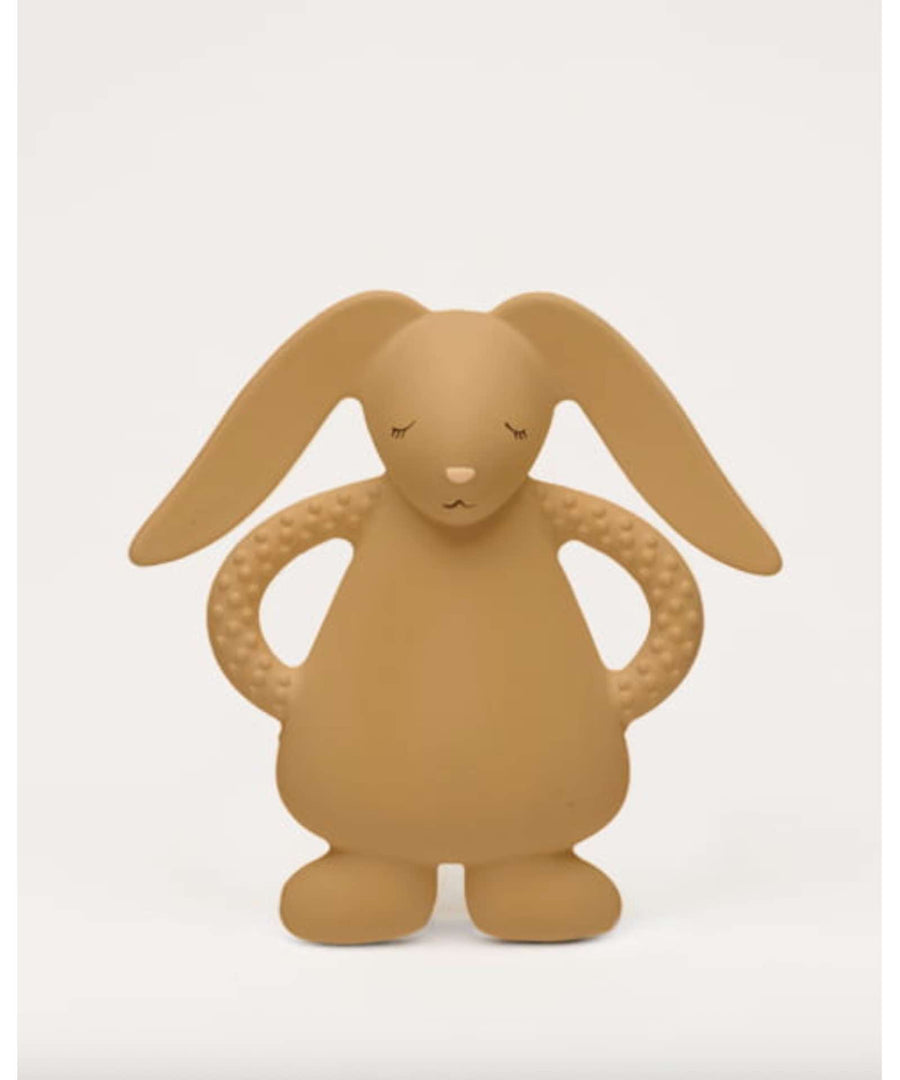 Moonie • Natural Rubber Teether Bunny Beissring cappuccino