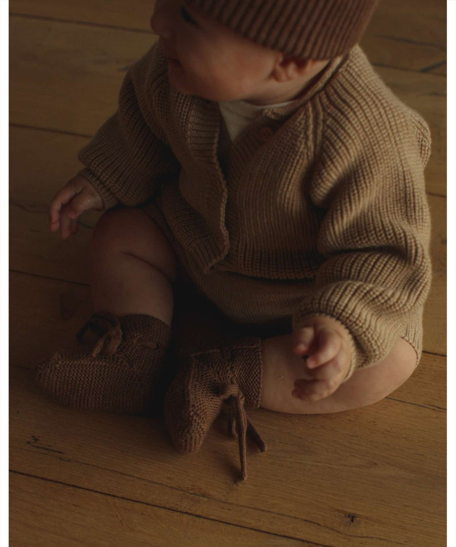 hvid • Cardigan Inga sand