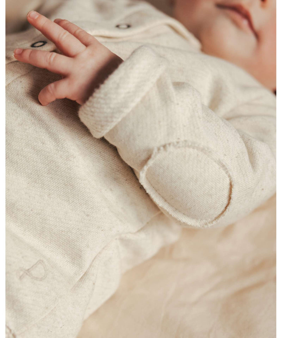 Phil & Phae • Baby Cardigan linen blend natural