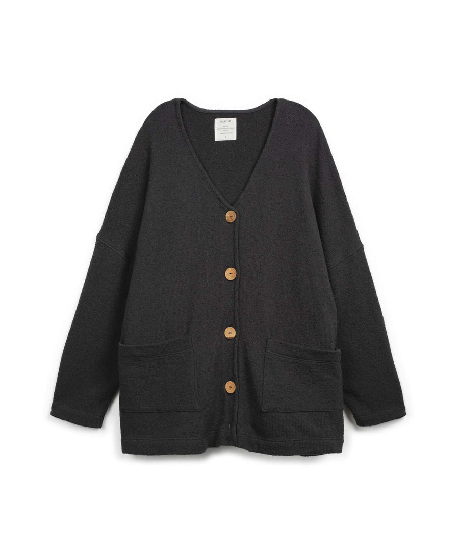 Play Up • Woman Jersey Cardigan grafite