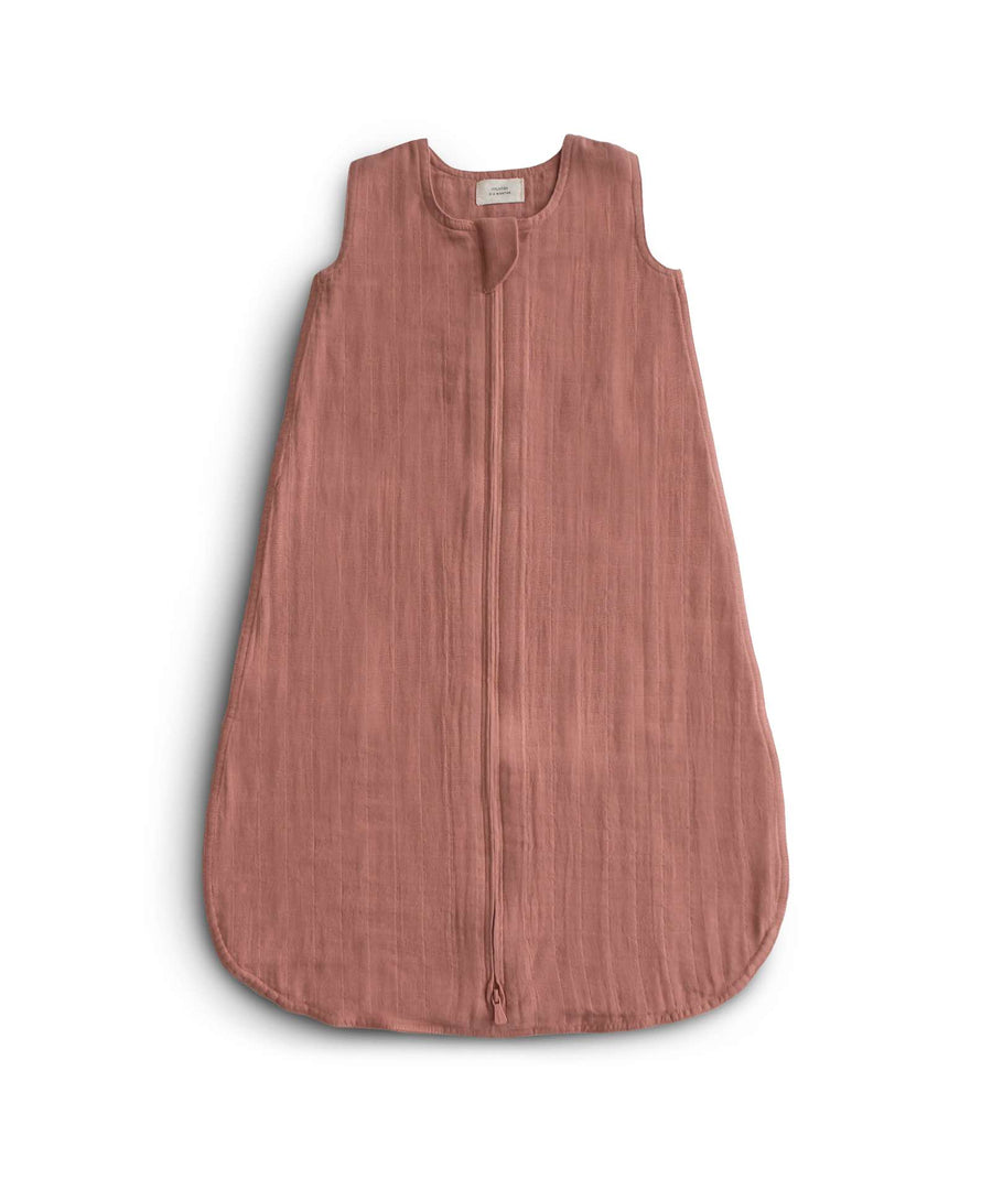 Mushie • Schlafsack Bio-Baumwolle Muslin cedar
