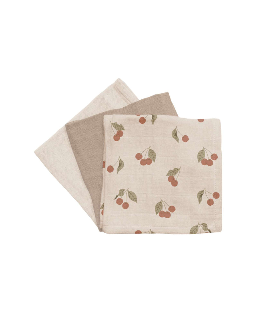 Main Sauvage • 3 Pack Nuscheli cherry