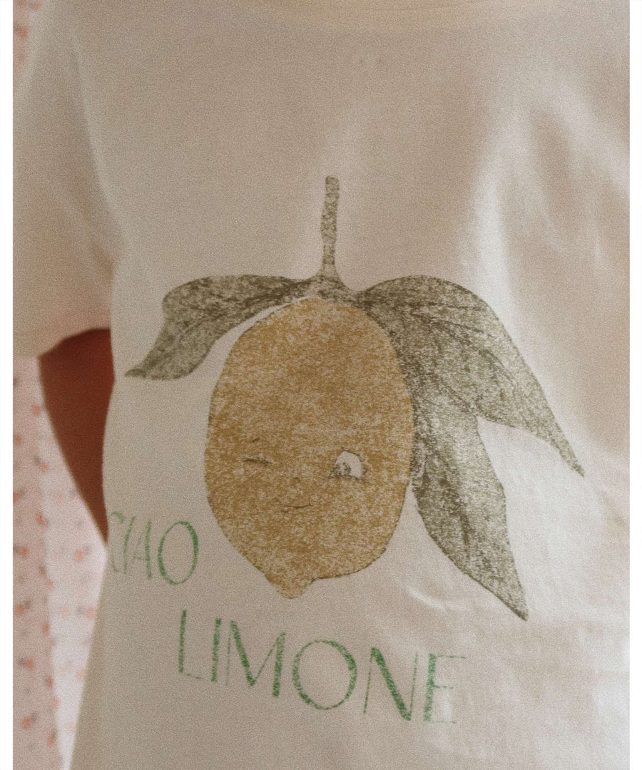 Konges Sløjd • Kurzer Pyjama birch Lemon
