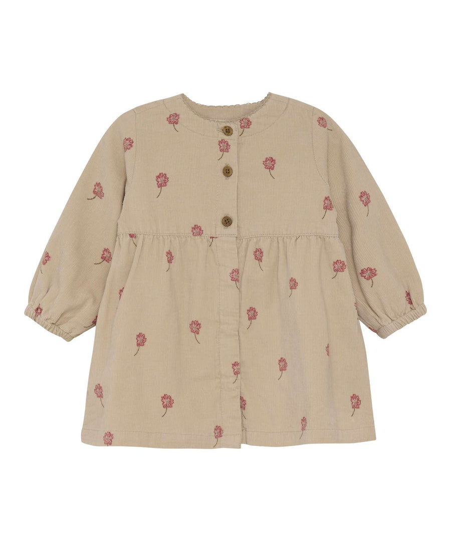 Minymo • Cordkleid / Dress Corduroy w. Lining oxford tan