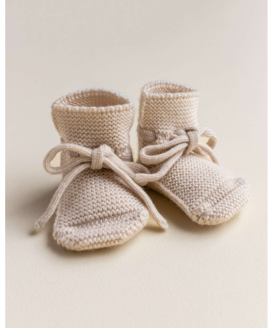 hvid • Babyfinklein Booties 0-9 Monate cream