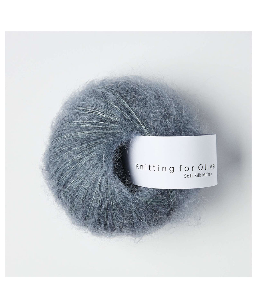 Knitting for Olive • Soft Silk Mohair Dusty Petroleum Blue
