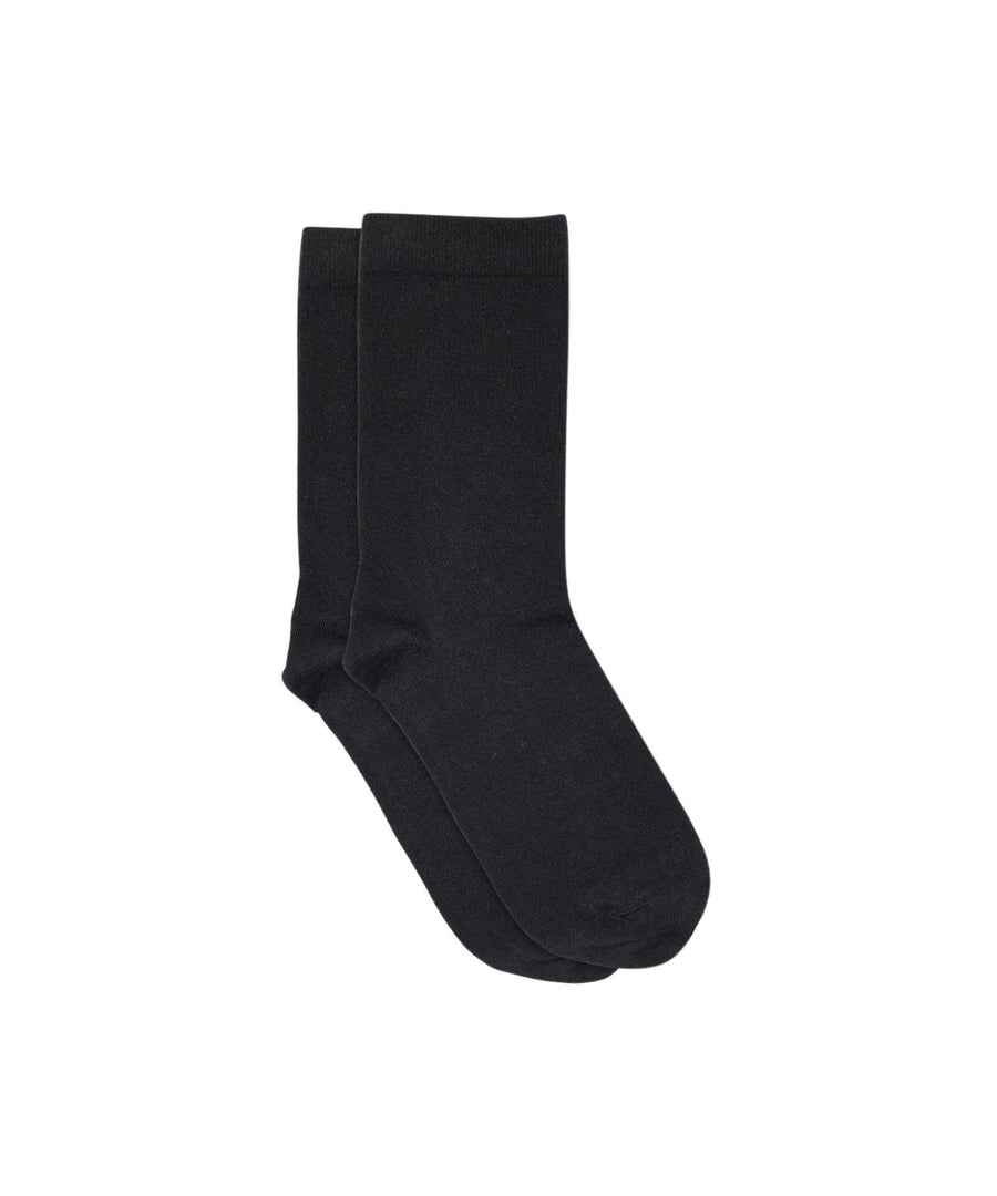 mp Denmark Woman • Feine Baumwollsocken schwarz/beige