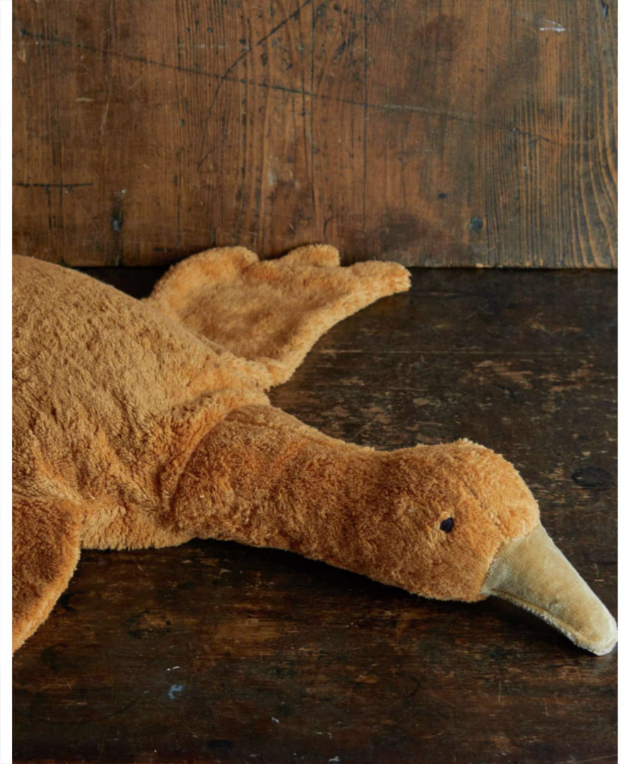 Senger Gans klein Wärmekissen rostrot rost