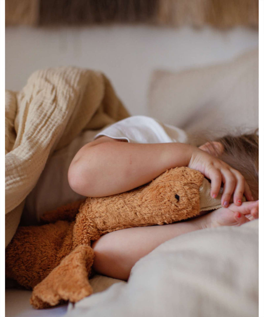 Senger Gans klein Wärmekissen rostrot rost