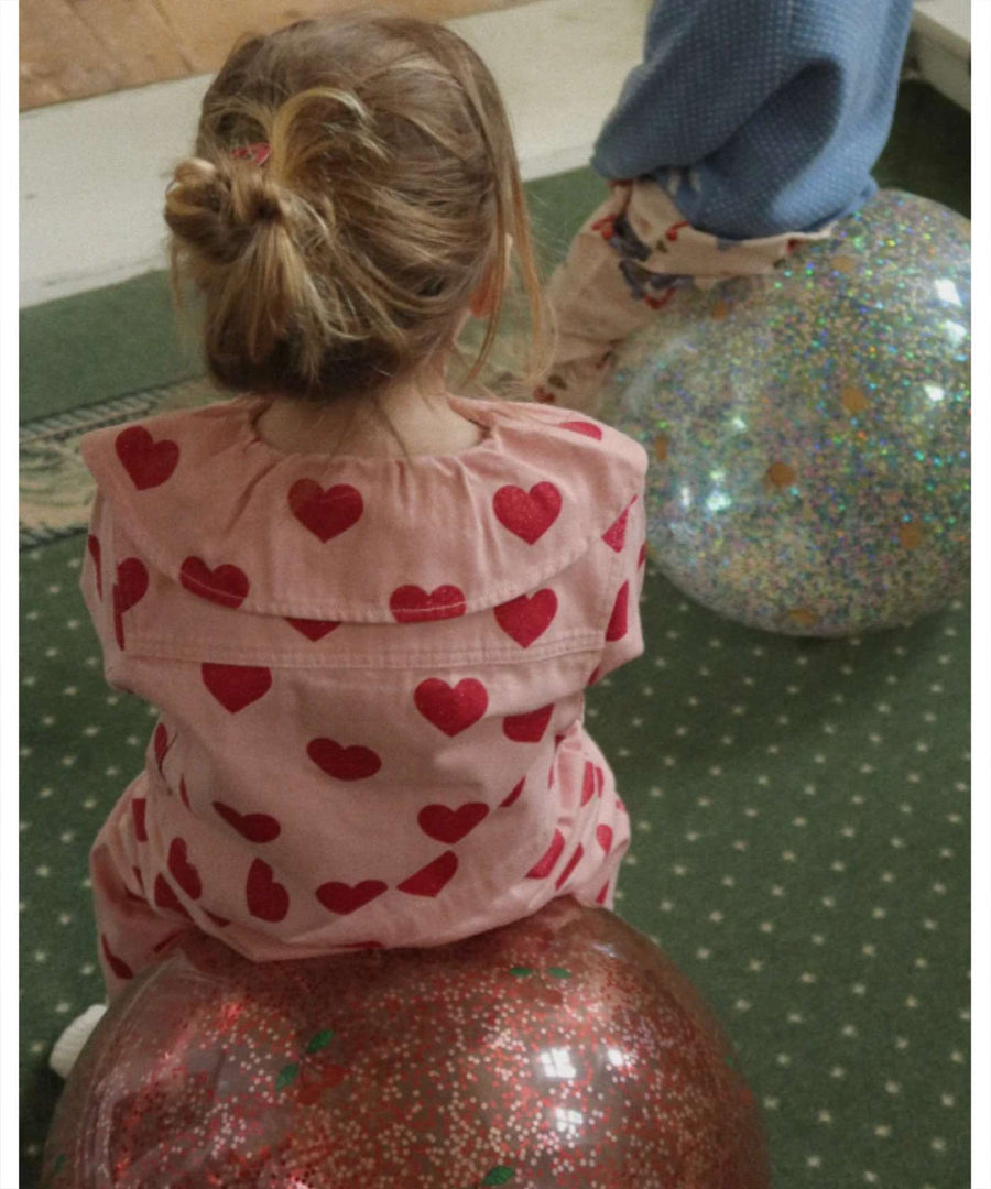 Konges Sløjd • Glitzer Sprungball cherry