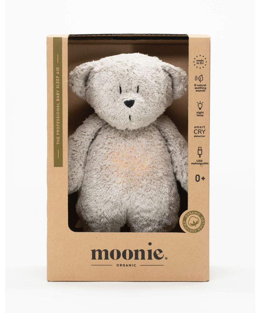 Moonie • Organic Teddybär grey natur