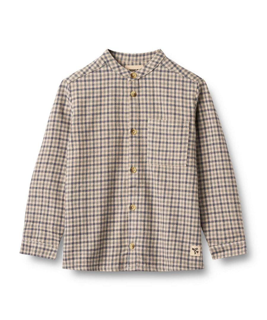 Wheat • Willum Shirt L/S blue check