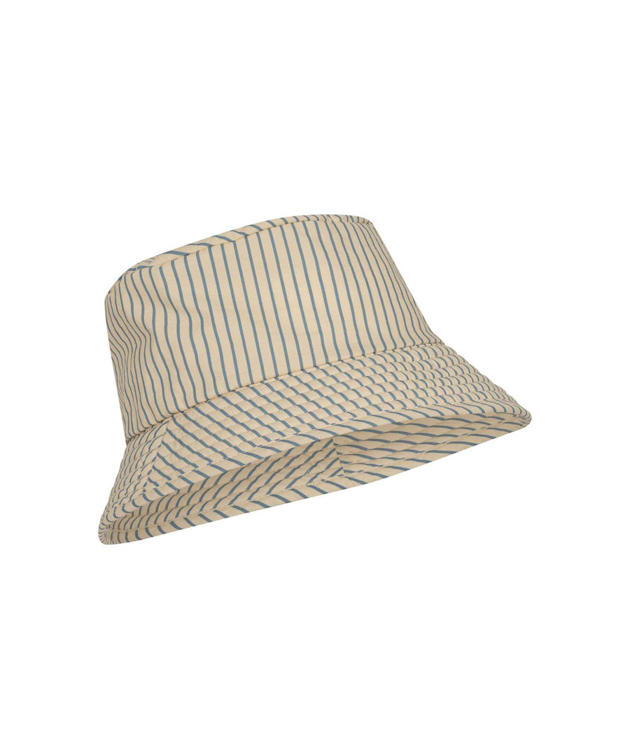 Konges Sløjd • Asnou Bucket Hat Schwimm-/ Sonnenhut stripe blue