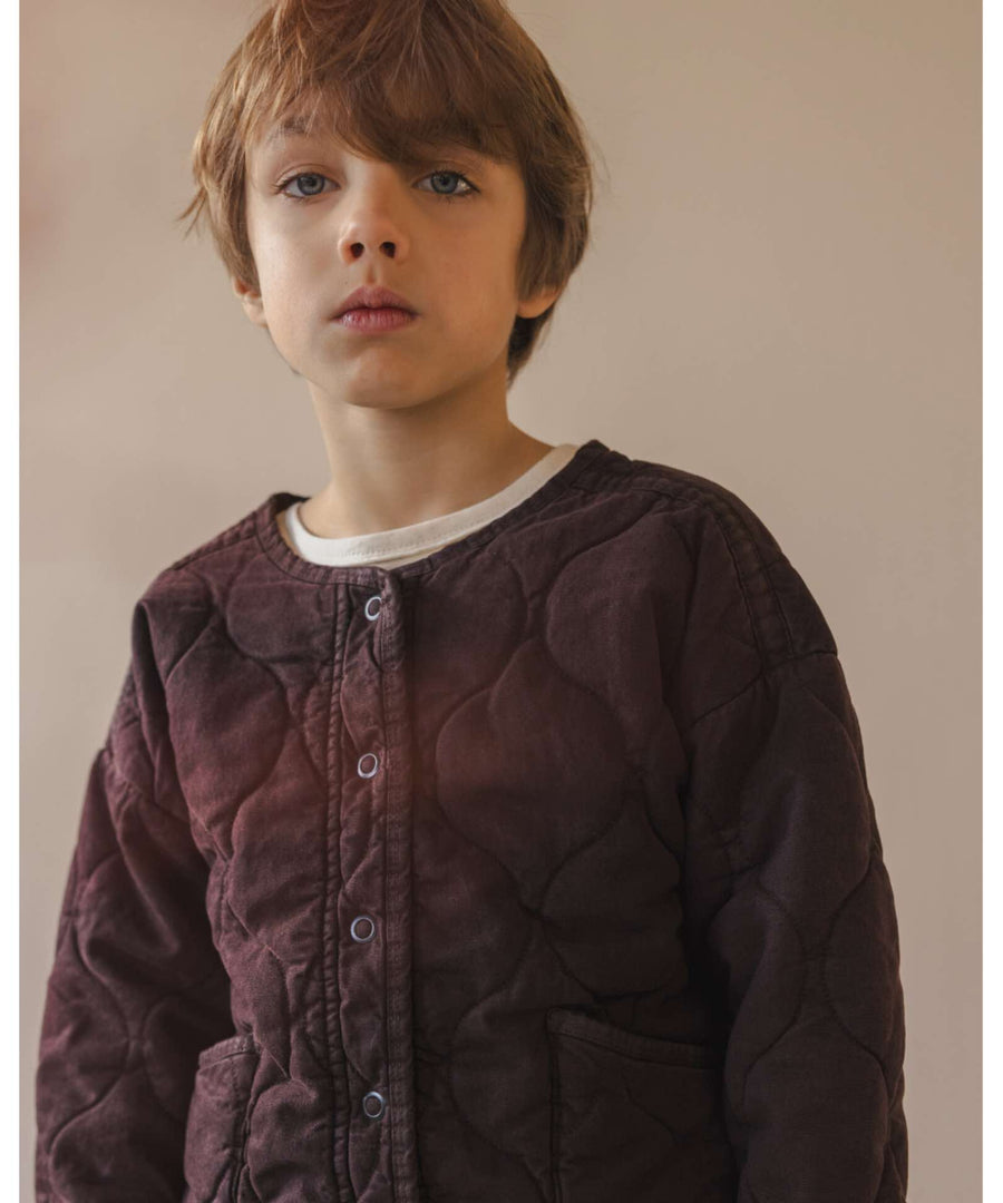 Phil & Phae • Quilted Jacket dark umber / gesteppte Übergangsjacke