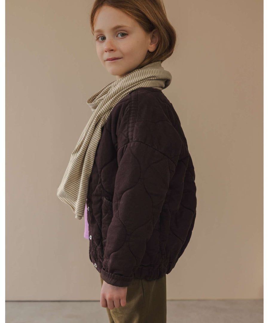 Phil & Phae • Quilted Jacket dark umber / gesteppte Übergangsjacke