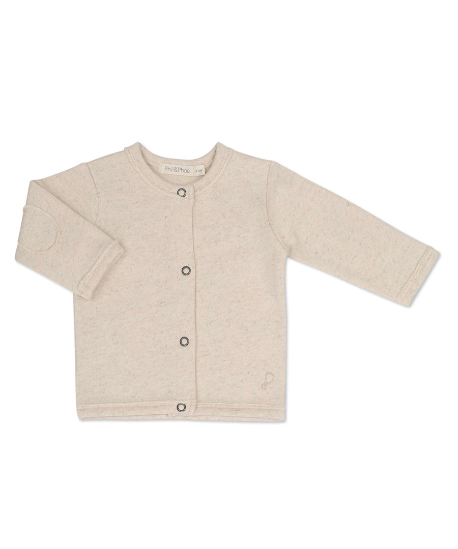 Phil & Phae • Baby Cardigan linen blend natural
