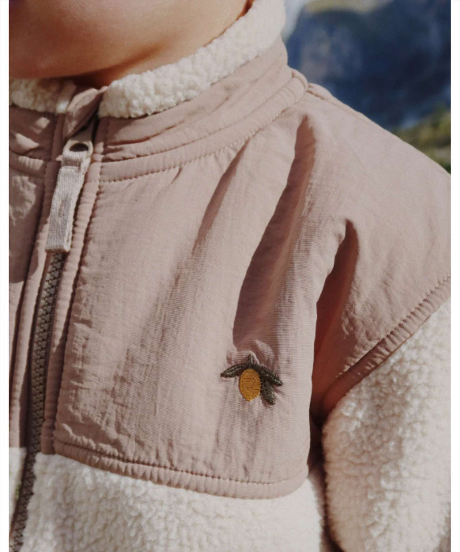 Konges Sløjd • Flynn Fleece Jacke oxford tan